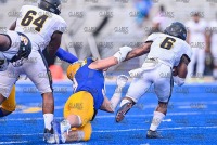 UNHFootball_vs_BowieState_20210918_CS3_5616.jpg 09/18/2021 - New Haven Football vs Bowie State #24,Clarus Studios,DII,Football,NCAA Chargers,NE10,New England,New Haven,New Haven Chargers,Northeast10,UNH,University of New Haven,