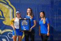 NewHavenWTen_SeniorDay_20211015_CS2_8656.jpg 10/15/2021 - New Haven Women's Tennis vs Saint Michaels - Senior Day 
