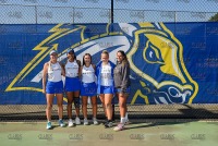 NewHavenWTen_SeniorDay_20211015_CS2_8646.jpg 10/15/2021 - New Haven Women's Tennis vs Saint Michaels - Senior Day 