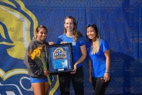 NewHavenWTen_SeniorDay_20211015_CS2_8661.jpg 10/15/2021 - New Haven Women's Tennis vs Saint Michaels - Senior Day 