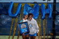 NewHavenWTen_SeniorDay_20211015_CS2_8675.jpg 10/15/2021 - New Haven Women's Tennis vs Saint Michaels - Senior Day 