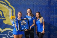 NewHavenWTen_SeniorDay_20211015_CS2_8658.jpg 10/15/2021 - New Haven Women's Tennis vs Saint Michaels - Senior Day 