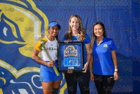 NewHavenWTen_SeniorDay_20211015_CS2_8651.jpg 10/15/2021 - New Haven Women's Tennis vs Saint Michaels - Senior Day 