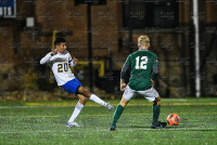 UNHMensSoccer_vs_LeMoyne_20211030_CS1_5042.jpg 10/30/2021 - New Haven Men's Soccer vs vs LeMoyne - Senior Day Clarus Studios,DII,LeMoyne,Mens Soccer,NCAA Chargers,NE10,New England,New Haven,New Haven Chargers,Northeast10,Senior Day,Soccer,UNH,University of New Haven,