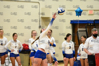 UNHVBall_vs_Bentley_20211113_CS1_7715.jpg 11/13/2021 - New Haven Volleyball vs Bentley - Senior Day Bentley,Charger Gymnasium,Chargers,Clarus Studios,Connecticut,Falcons,New England,New Haven,Northeast 10,Volleyball,West Haven,Womens Volleyball,