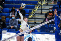 UNHVBall_vs_Bentley_20211113_CS1_7774.jpg 11/13/2021 - New Haven Volleyball vs Bentley - Senior Day Bentley,Charger Gymnasium,Chargers,Clarus Studios,Connecticut,Falcons,New England,New Haven,Northeast 10,Volleyball,West Haven,Womens Volleyball,