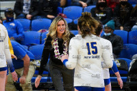 UNHVBall_vs_Bentley_20211113_CS1_7748.jpg 11/13/2021 - New Haven Volleyball vs Bentley - Senior Day Bentley,Charger Gymnasium,Chargers,Clarus Studios,Connecticut,Falcons,New England,New Haven,Northeast 10,Volleyball,West Haven,Womens Volleyball,