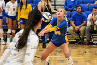 UNHVBall_vs_Bentley_20211113_CS1_7730.jpg 11/13/2021 - New Haven Volleyball vs Bentley - Senior Day Bentley,Charger Gymnasium,Chargers,Clarus Studios,Connecticut,Falcons,New England,New Haven,Northeast 10,Volleyball,West Haven,Womens Volleyball,
