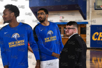 UNewHavenMBB_vs_ChestnutHill20211219_CS1_0107.jpg 12/19/2021 - New Haven Mens Basketball vs Chestnut Hill Chestnut Hill,Clarus Studios,DII,Griffins,NCAA Chargers,NE10,New England,New Haven,New Haven Chargers,Northeast10,UNH,University of New Haven,