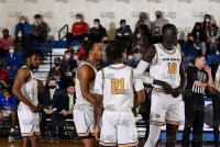 NewHavenMBB_vs_Lemoyne_20220205_CS1_3002.jpg 02/05/2022 - New Haven Mens Basketball vs LeMoyne Clarus Studios,DII,Dolphins,Le Moyne,Mens basketball,Mens bball,NCAA Chargers,NE10,New England,New Haven,New Haven Chargers,Northeast10,UNH,University of New Haven,basketball,bball,