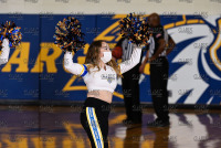 NewHavenMBB_vs_Lemoyne_20220205_CS1_3296.jpg 02/05/2022 - New Haven Cheer and Dance Clarus Studios,DII,Dolphins,Le Moyne,Mens basketball,Mens bball,NCAA Chargers,NE10,New England,New Haven,New Haven Chargers,Northeast10,UNH,University of New Haven,basketball,bball,