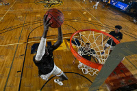 UNHMBB_vs_SCSU_20220216_CM2_0988.jpg 02/16/2022 - New Haven Mens Basketball vs SCSU Clarus Studios,DII,Mens basketball,Mens bball,NCAA Chargers,NE10,New England,New Haven,New Haven Chargers,Northeast10,Owls,SCSU,UNH,University of New Haven,basketball,bball,