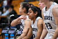 AmherstvsSUNYPoly_NCAADII1stRound_20220304_CM4_1401.jpg 03/04/2022 - Amherst Womens Basketball vs SUNY Poly - NCAA DIII First Round Amherst,Amherst College,Amherst College Mammoths,Amherst Mammoths,Clarus Studios,DIII,LeFrak Gymnasium,Mammoths,March Madness,Massachusetts,NCAA,NESCAC,New England,SUNY Poly,SUNY Poly Wildcats,Wildcats,