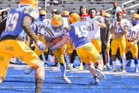 NewHaven_SpringFootball_20220423_CM3_7322.jpg 04/23/2022 - New Haven Football - Spring Game and Ring Ceremony Clarus Studios,DII,NCAA Chargers,NE10,New England,New Haven,New Haven Chargers,Northeast10,Spring Football,UNH,University of New Haven,