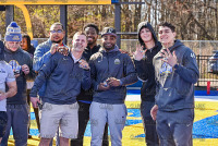 NewHaven_SpringFootball_20220423_CM3_7175.jpg 04/23/2022 - New Haven Football - Spring Game and Ring Ceremony Clarus Studios,DII,NCAA Chargers,NE10,New England,New Haven,New Haven Chargers,Northeast10,Spring Football,UNH,University of New Haven,