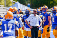 UNewHavenFootball_vs_SCSU_20220910_CS1_2570.jpg 09/10/2022 - New Haven Football vs SCSU Charge On,Chargers,Clarus Multimedia,Clarus Studios,D2,DII,Get Charged Up,NCAA,NE10,New England,New Haven,New Haven Chargers,Northeast 10,