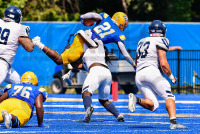 UNewHavenFootball_vs_SCSU_20220910_CS1_2599.jpg 09/10/2022 - New Haven Football vs SCSU Charge On,Chargers,Clarus Multimedia,Clarus Studios,D2,DII,Get Charged Up,NCAA,NE10,New England,New Haven,New Haven Chargers,Northeast 10,