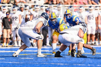 UNewHavenFootball_vs_SCSU_20220910_CM4_7517.jpg 09/10/2022 - New Haven Football vs SCSU Charge On,Chargers,Clarus Multimedia,Clarus Studios,D2,DII,Get Charged Up,NCAA,NE10,New England,New Haven,New Haven Chargers,Northeast 10,