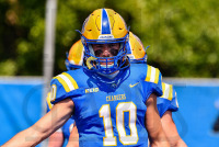 UNewHavenFootball_vs_SCSU_20220910_CS1_2490.jpg 09/10/2022 - New Haven Football vs SCSU Charge On,Chargers,Clarus Multimedia,Clarus Studios,D2,DII,Get Charged Up,NCAA,NE10,New England,New Haven,New Haven Chargers,Northeast 10,