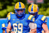 UNewHavenFootball_vs_SCSU_20220910_CS1_2503.jpg 09/10/2022 - New Haven Football vs SCSU Charge On,Chargers,Clarus Multimedia,Clarus Studios,D2,DII,Get Charged Up,NCAA,NE10,New England,New Haven,New Haven Chargers,Northeast 10,