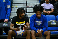 NewHavenMBB_vs_AIC_20230224_CM0_5186.jpg 02/24/2023 - New Haven Mens Basketball vs AIC - NE10 First Round AIC,American International,Charge On,Chargers,Clarus Multimedia,Clarus Studios,D2,DII,Get Charged Up,NCAA,NE10,New England,New Haven,New Haven Chargers,Northeast 10,Yellowjackets,