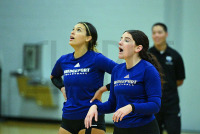 Bridgeport-WVBall_vs_Post_20230927_CM0_2212.jpg 09/27/2023 - Bridgeport Volleyball vs Post Bridgeport,Clarus Multimedia,Clarus Studios,D2,DII,Eagles,Golden Knights,NCAA,New England,Post,Volleyball,