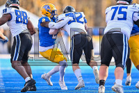UNHFB_vs_Bentley_20231111_CM0_3163.jpg 11/11/2023 - New Haven Football vs Bentley - NE10 Champs Bentley,Charge On,Chargers,Clarus Multimedia,Clarus Studios,D2,DII,Falcons,Get Charged Up,NCAA,NE10,New England,New Haven,New Haven Chargers,Northeast 10,