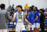 MBB_AIC_and_New_Haven_20240217_0099.jpg 02/17/2024 - New Haven Mens Basketball vs AIC - Senior Day AIC,College Basketball,NCAA Basketball,New Haven,Northeast-10 Conference,