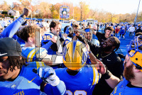 UNHFB_vs_Post_20241102_CM5_6843.jpg 11/02/2024 - New Haven Football vs Post Charge On,Chargers,Clarus Multimedia,Clarus Studios,D2,DII,Get Charged Up,NCAA,NE10,New England,New Haven,New Haven Chargers,Northeast 10,