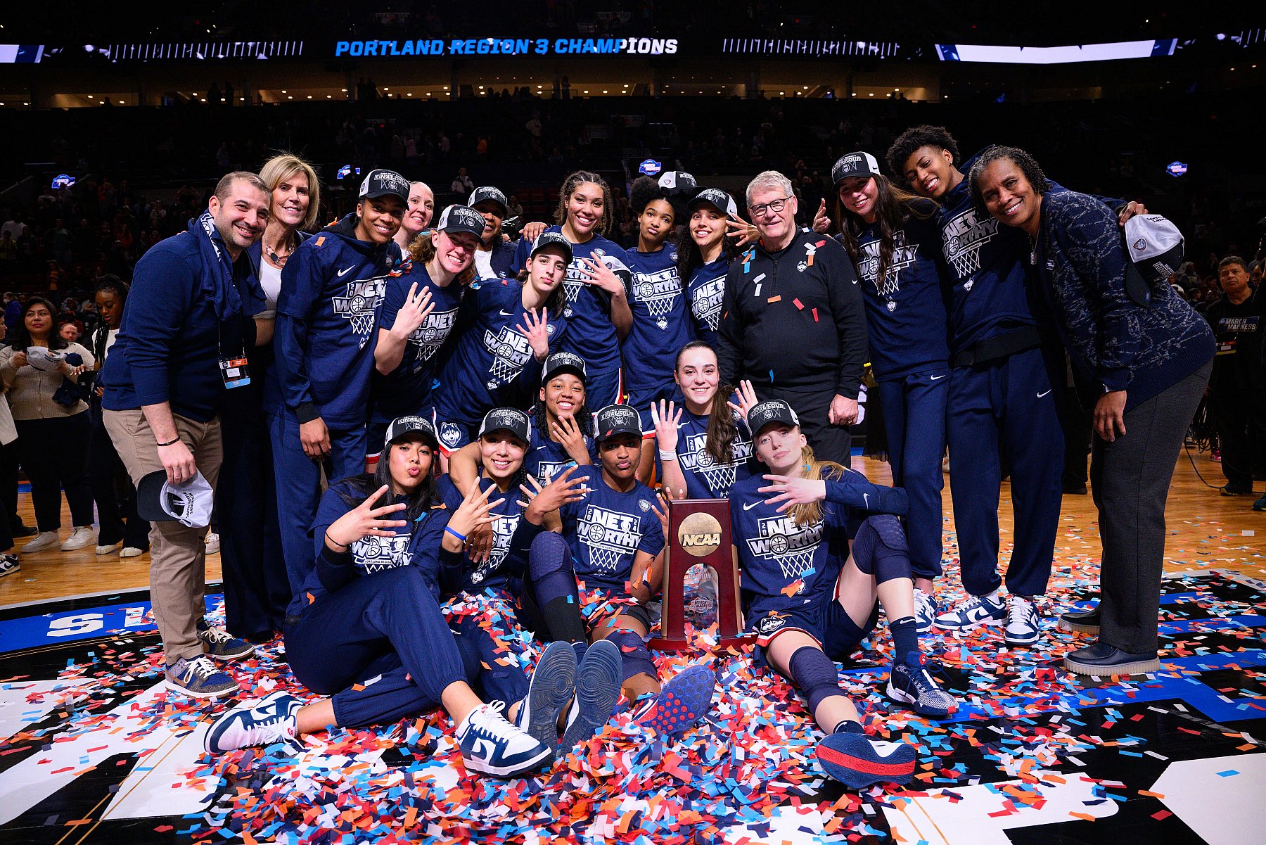 UConn Womens Basketball Region Champions
